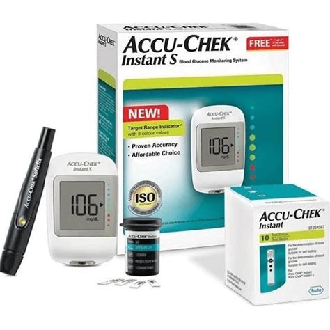 Accu Chek Instant S Blood Glucose Meter Elder Elite