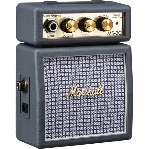 Marshall Amplification Ms 2c Micro Amp Mini Practice Amp Ms 2c