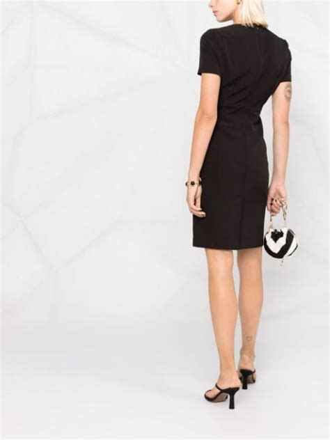 Shop Pinko V Neck Pencil Dress With Express Delivery Farfetch
