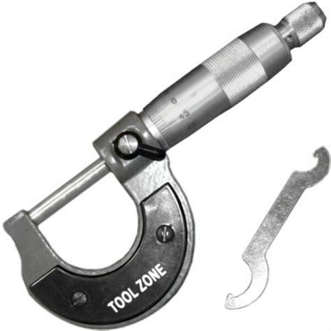 Toolzone Engineers Metric External Micrometer 0 25mm Ms081 For Sale