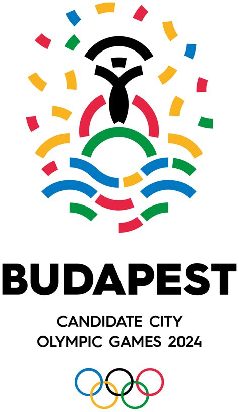 The 2024 summer olympics (french: 布达佩斯2024年奥运会申办标志 | Budapest Presents Logo for 2024 Olympic ...