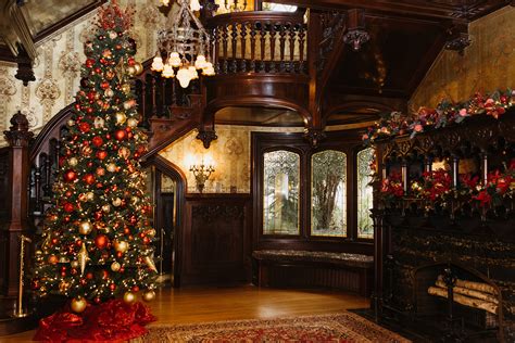 Decked Out For Christmas Joslyn Castle Is Like A Portal Into The