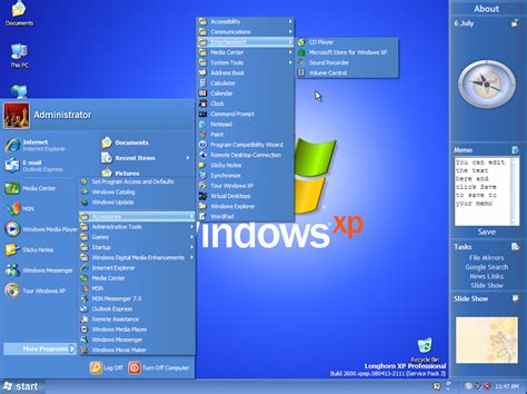 Longhorn Xp A Project That Imagines If Windows Vista Was Released In