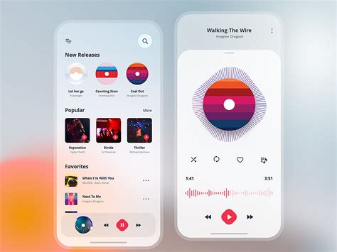 Music App Uilight Version By Ahmed Manna For Unopie Design On Dribbble
