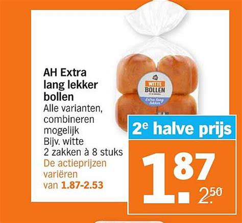 Ah Extra Lang Lekker Bollen Aanbieding Bij Albert Heijn 1foldersnl