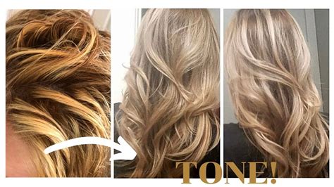 The next best hair toner for orange hair is wella color charm permanent liquid hair toner in t14 pale ash blonde. HOW TO TONE BRASSY HAIR | WELLA T18 + T11 | BRASSY TO ASHY ...