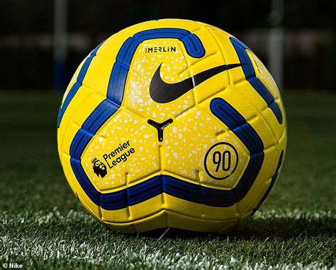 Only official match balls of tournament. Premier League switches to classic yellow winter ball as ...
