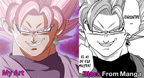 Goku Black Ssj Rose From Manga By Nourssj3 On Deviantart