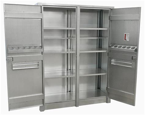 Customize your storage with expansion options like work centers, end lockers, end cabinets, overhead storage and top chests. Industrial Galvanized Steel Storage Cabinet 248 | Starland ...