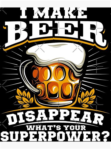 póster hago que la cerveza desaparezca ¿cuál es tu superpoder gráfico de cerveza de vogu5246