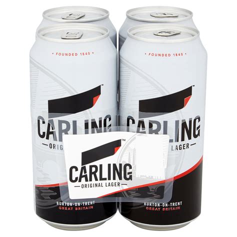 Carling Original Lager 4 X 440ml Beer Iceland Foods