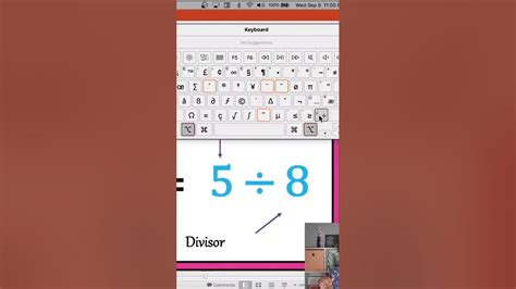 An Easy Way To Type The Division Symbol Youtube