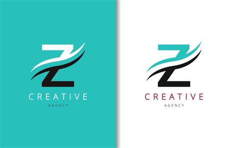 Z Letter Logo Design With Background And Creative Company Logo Modern