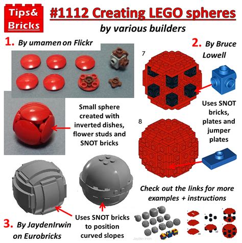 1112 Techniques Creating Lego Spheres