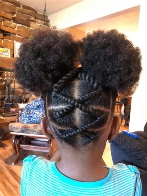 30 Cozy Natural Black Hairstyle Ideas For Curly Little Girls Cool