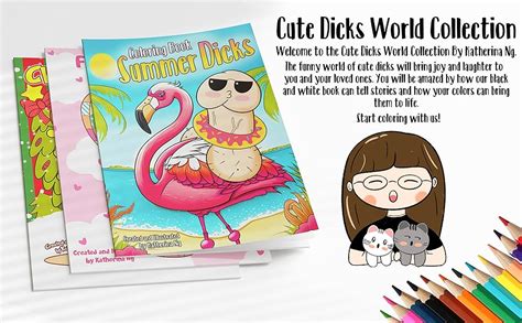 Summer Dicks Coloring Book Naughty Cock In Funny Summer