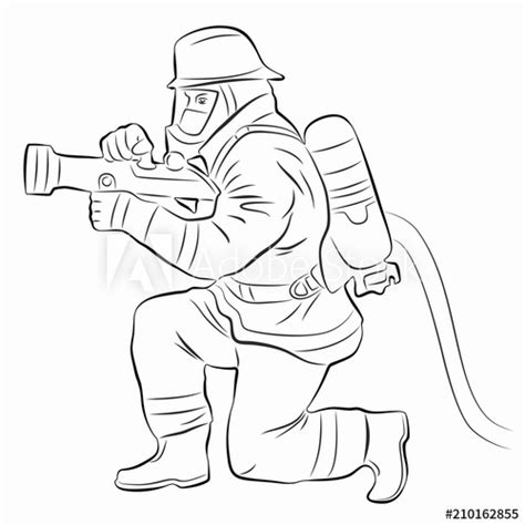 Free fire is the ultimate survival shooter game available on mobile. "illustration of a fireman, vector draw" Stock image and ...