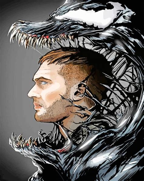 Eddie Brock Venom Art Paint By Numbers Numeral Paint Kit