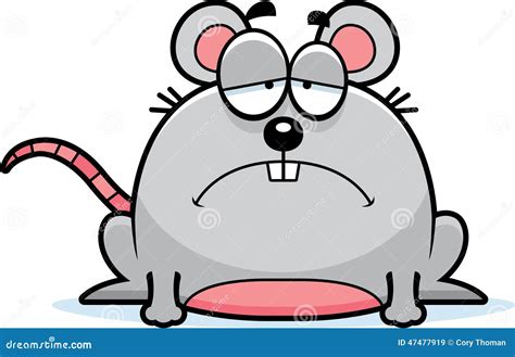 Depressed Little Mouse Stock Vector Illustration Of Vector 47477919