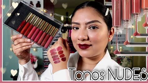 Labiales Infini Absolu L Bel Tonalidades Nudes Swatches Y