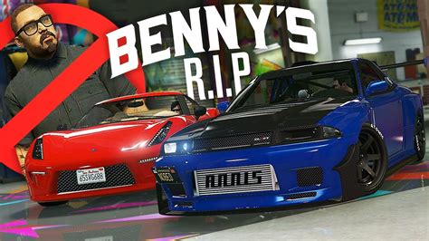 Rip Bennys In Gta 5 Customs Shop Youtube