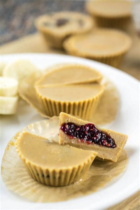 Peanut Butter And Jelly Cups Recipe Vegan Paleo Gluten Free