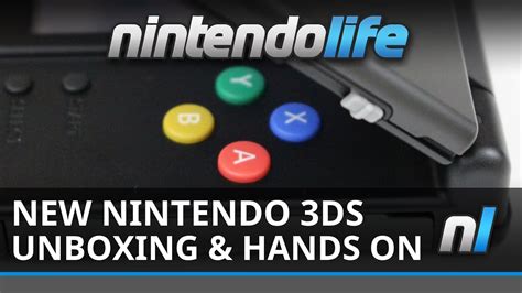 New Nintendo 3ds Unboxing And Hands On Youtube
