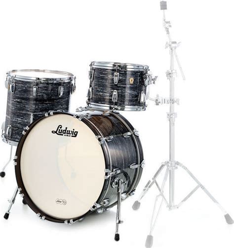 Ludwig Classic Maple Pro Beat Vintage Black Oyster Pearl Skroutzgr