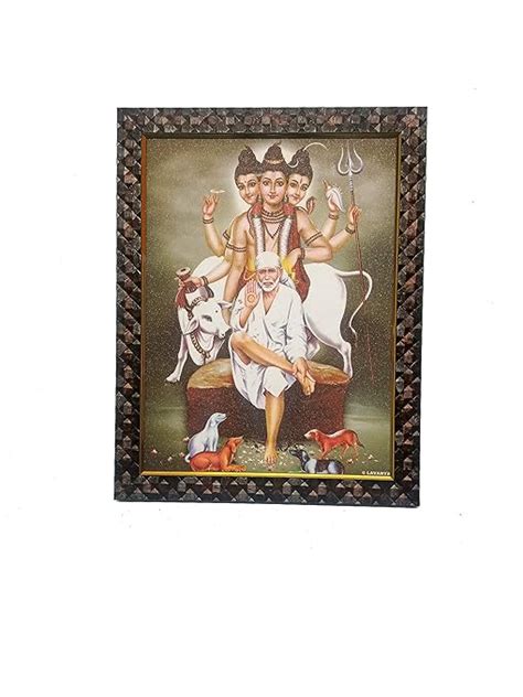 Buy Sai Baba With Dattatreya Photo Frame Online At Low Prices In India