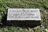 Mary Elizabeth Bruff Leaverton (1844-1890) - Find a Grave Memorial