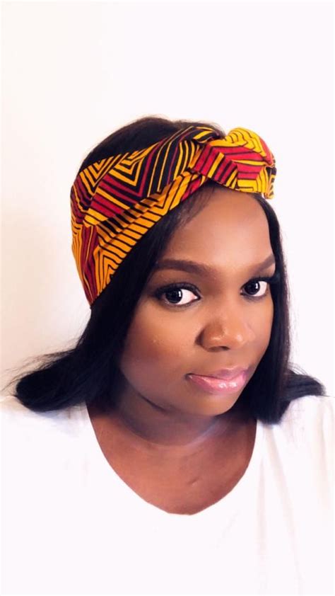 Wired Headband With African Print Retro Headband Women Self Etsy