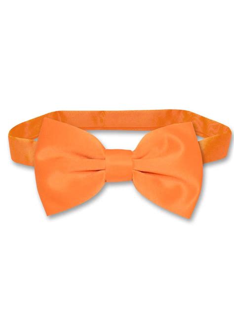 Bowtie Solid Orange Color Mens Bow Tie For Tuxedo Or Suit Walmart Canada