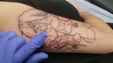 Rei Ayanami Neon Genesis Evangelion Time Lapse Tattoo Youtube