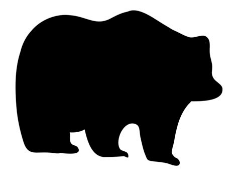 Free Simple Bear Silhouette Download Free Simple Bear Silhouette Png