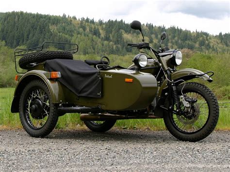 Ural Motorcycles Russian Motorcycle With Sidecar And Military Looks