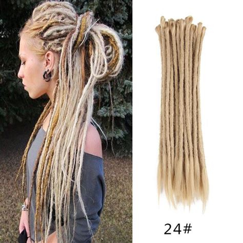 20'' synthetic faux locs twist crochet braid hair extensions dreadlocks blonde. Best quality permanent Dreadlock Extensions, Dread ...