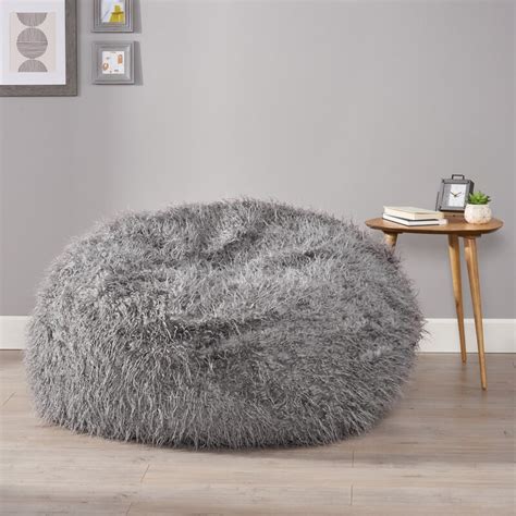 Delight your children and get added functionality by choosing the wonderful. Rosdorf Park Faux Fur Bean Bag Chair | Wayfair