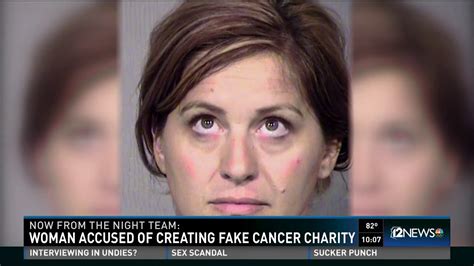 woman accused of making fake cancer charity account youtube