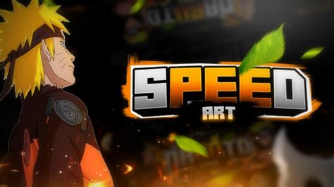 Speed Art Banner Para Naruto V Youtube