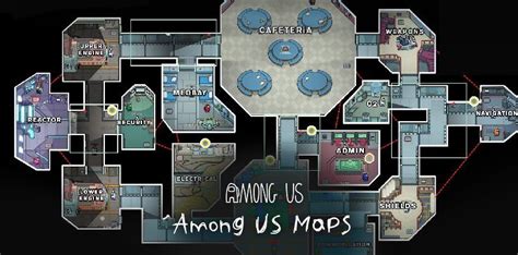 Among Us Maps Detailed Rooms Layout Secrets And Tips