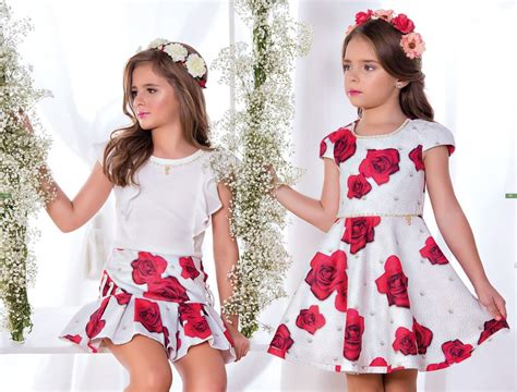 Coleção Diforini Vestidos Infantis Fashion Kids Moda Infanto Juvenil