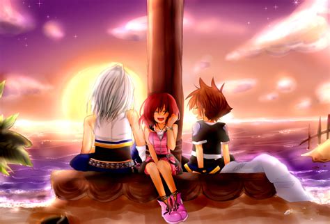 kairi shery rakuura noa a010217 kairi kingdom hearts riku kingdom hearts sora