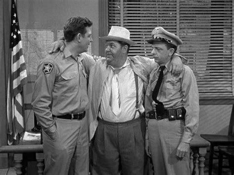 Andy Griffith Don Knotts And Hal Smith In The Andy Griffith Show