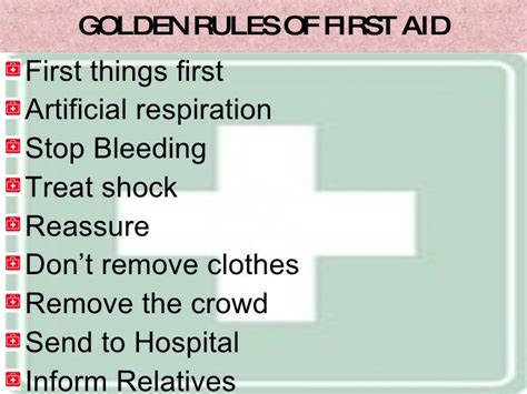 First Aid