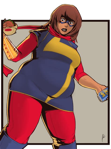 Ms Marvel By Pewbutt Body Inflation Know Your Meme