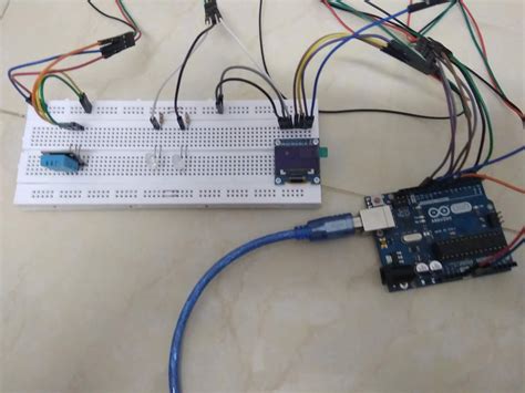 Arduino Simple Weather Station Using Oled Display Module And Dht11 Vrogue