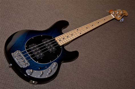 Ebmm Stingray Hh Slo Pacific Blueburst Bass Guitar Guitar Bass