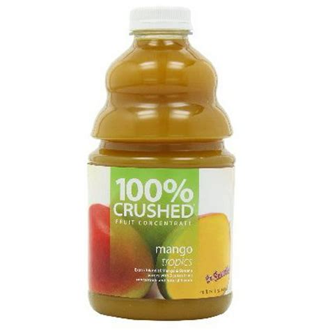 Dr Smoothie Mango Tropics 100 Crushed Fruit Smoothie Concentrate 46oz