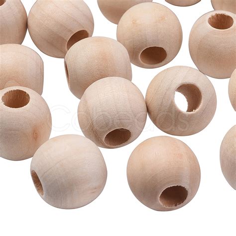 Cheap Natural Unfinished Wood Beads Online Store