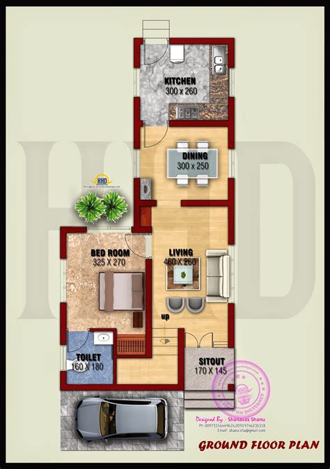 Small Villa With Floor Plans Home Kerala Plans